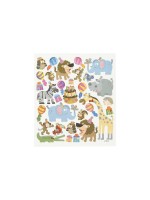 Creativ Company Sticker Tiere-Geburtstag, ca 35 Sticker, Blatt 15 x 16.5 cm