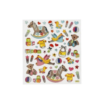 Creativ Company Sticker Baby, ca 35 Sticker, Blatt 15 x 16.5 cm Creativ Company Sticker Baby, ca 35 Sticker, Blatt 15 x 16.5 cm