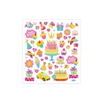 Creativ Company Autocollant à motif Anniversaire 1 feuille