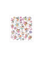 Creativ Company Sticker Feen, ca 35 Sticker, Blatt 15 x 16.5 cm