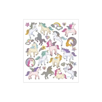 Creativ Company Sticker Einhorn, ca 35 Sticker, Blatt 15 x 16.5 cm Creativ Company Sticker Einhorn, ca 35 Sticker, Blatt 15 x 16.5 cm