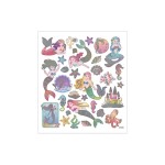 Creativ Company Autocollant à motif Sirène 1 feuille