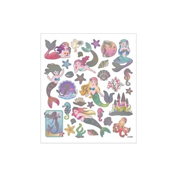 Creativ Company Sticker Meerjungfrau, ca 35 Sticker, Blatt 15 x 16.5 cm Creativ Company Sticker Meerjungfrau, ca 35 Sticker, Blatt 15 x 16.5 cm
