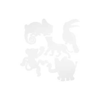 Creativ Company Bastelpapier Dschungel, diverse Grössen, 16 Stück