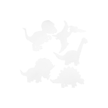 Creativ Company Bastelpapier Dinosaurier, diverse Grössen, 16 Stück