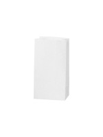 Creativ Company Papiertüten Weiss Glitzer, 8 Stück, 17 x 6 x 12 cm