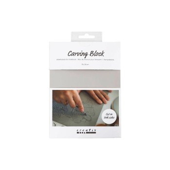 Creativ Company Accessoires pour tampons Plaque d'impression linoléum caoutchouc 15 x 20 cm Creativ Company Accessoires pour tampons Plaque d'impression linoléum caoutchouc 15 x 20 cm