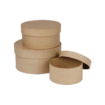 Creativ Company Schachteln Rund, 3 Stk