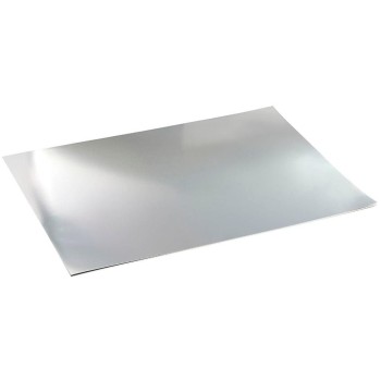Creativ Company Folienkarton A2, 280 g/m², silver, 10 Bl. / Pck
