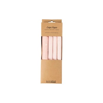 Creativ Company Krepppapier-Set, rosa, 4 Rollen à 25x60cm
