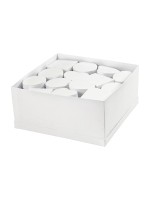 Creativ Company Boîte en carton 27 Pièce/s, Blanc