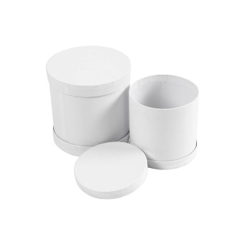 Creativ Company Boîte en carton 2 Pièce/s, Blanc Creativ Company Boîte en carton 2 Pièce/s, Blanc