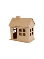 Creativ Company Maison en carton 1 Pièce/s, Marron