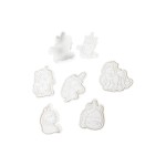 Creativ Company Stempelset lebensmittelecht, Zum Dekorieren von Gebäck / Modelliermasse