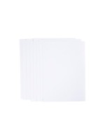 Creativ Company Non-tissés à broder solubles dans l'eau A5, blanc, 24 feuilles