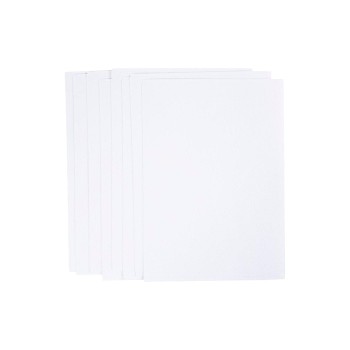 Creativ Company Non-tissés à broder solubles dans l'eau A5, blanc, 24 feuilles