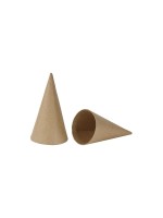 Creativ Company cône Pâte à papier, H 14 cm, D 7 cm
