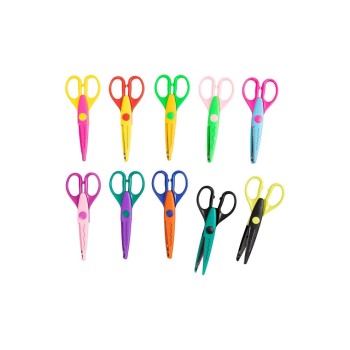 Creativ Company Musterschere, Kunststoff, L 16 cm, 10 Stück Creativ Company Musterschere, Kunststoff, L 16 cm, 10 Stück