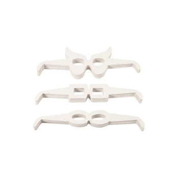 Creativ Company Lunettes en carton, H 4.5-10 cm, L 32 cm, blanc, 160 pièces