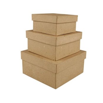 Creativ Company Boîte en carton 5 - 7,5 cm Rectangle, 3 pièces Creativ Company Boîte en carton 5 - 7,5 cm Rectangle, 3 pièces