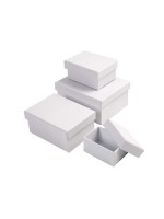 Creativ Company Pappkarton white, 4 Stück