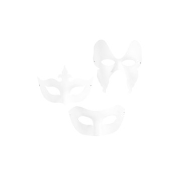 Creativ Company Masken aus Pappe, 12 Stück