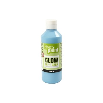 Creativ Company Peinture luminescente 250 ml, Bleu clair