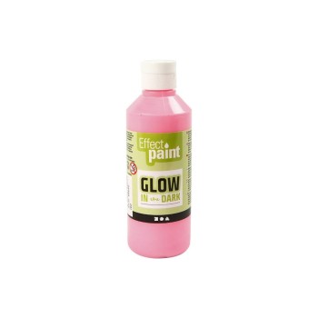 Creativ Company Peinture luminescente 250 ml, Rose