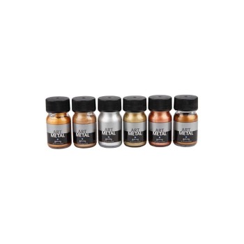 Creativ Company Metallic-Farben Art Metal, 6 x 30 ml