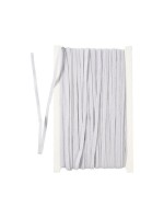 Creativ Company Elastikband white, Breite 6 mm, Länge 5 0m