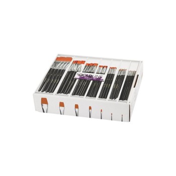 Creativ Company Nylonhaar-Pinsel 7 Grössen, 84 Stück, Creativ Company Nylonhaar-Pinsel 7 Grössen, 84 Stück,