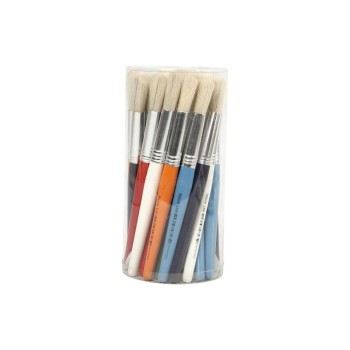 Creativ Company Rundpinsel Kinder 15 mm, 30 Stück, Schweineborsten Creativ Company Rundpinsel Kinder 15 mm, 30 Stück, Schweineborsten