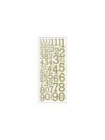 Creativ Company Sticker Zahlen, Gold