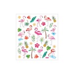 Creativ Company Autocollant à motif 15 cm x 16.5 cm Flamant rose, 1 feuille