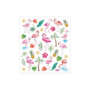 Creativ Company Autocollant à motif 15 cm x 16.5 cm Flamant rose, 1 feuille Creativ Company Autocollant à motif 15 cm x 16.5 cm Flamant rose, 1 feuille
