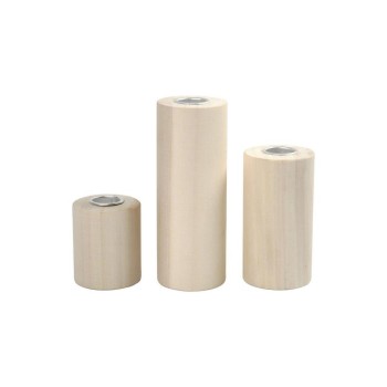 Creativ Company Kerzenständer 3 Stück, H: 14.5 + 9 + 6.5 cm, Lochgrösse 2.3 cm