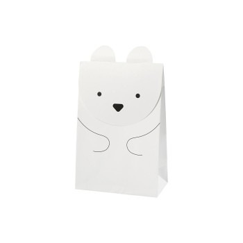 Creativ Company Geschenktüte Eisbär, 6 Stück, 6 x 12 x 18 cm Creativ Company Geschenktüte Eisbär, 6 Stück, 6 x 12 x 18 cm