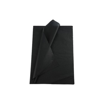 Creativ Company Seidenpapier 50 x 70 cm, black, 25 Blatt, 14 g