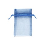 Creativ Company Organzabeutel, 7 x 10 cm, 10 Stück, blau