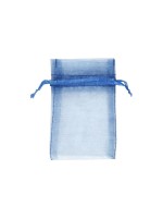 Creativ Company Organzabeutel, 7 x 10 cm, 10 Stück, blue