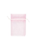 Creativ Company Sac en organza Organza 7 x 10 cm 10 pièces, rose