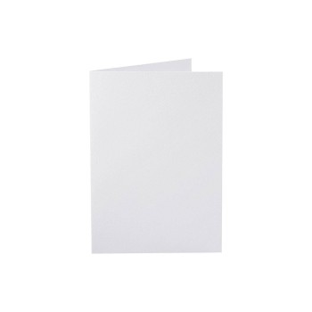 Creativ Company Karten 220 g/m2 weiss, 10 Stück, 10.5 x 15 cm, OHNE Couvert