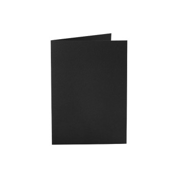 Creativ Company Karten 220 g/m2 schwarz, 10 Stück, 10.5 x 15 cm, OHNE Couvert