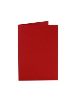Creativ Company Karten 220 g/m2 rot, 10 Stück, 10.5 x 15 cm, OHNE Couvert