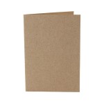 Creativ Company Carte vierge 10.5 x 15 cm sans enveloppe, Nature