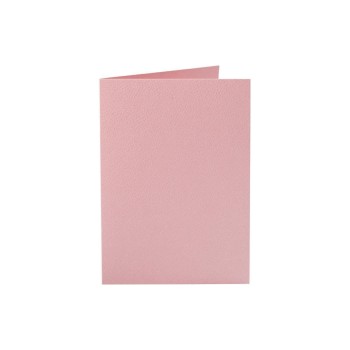 Creativ Company Karten 220 g/m2 rosa, 10 Stück, 10.5 x 15 cm, OHNE Couvert