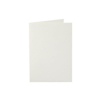 Creativ Company Karten 220 g/m2 creme, 10 Stück, 10.5 x 15 cm, OHNE Couvert