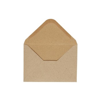 Creativ Company Enveloppe 11.5 x 16 cm Nature, 10 pièces