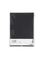 Creativ Company Fotokarton A4 schwarz, 220 g, 10 Blatt, einseitig leichte Struktur