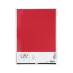 Creativ Company Fotokarton A4 red, 220 g, 10 Blatt, einseitig leichte Struktur